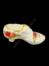 Фарфоровая декоративная туфелька "Old Country Rose", Royal Albert